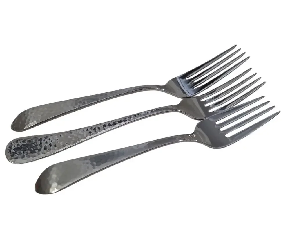 Lot 3 FORKS Reed & Barton Heritage Mint Olde English Hammered 18/10